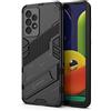 ESTH® Custodia per Samsung Galaxy A33 5G con Supporto [Compatibile con Supporto Magnetico per Auto] Cover Paraurti PC + TPU, Nero