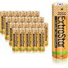 EXTRASTAR Batteria alcalina AA LR6 da 1,5 Volt, 2950 mAh No5 Batterie, gamma performance, non può essere addebitata, 24 pezzi