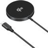 MMOBIEL Caricatore Wireless Magnetico 15W Qi2 Certificato-Caricatore Magnetico per MagSafe iPhone e Samsung-Stazione di Ricarica per Compatibile con AirPods e Galaxy Buds-Carica Rapida Wireless-Nero