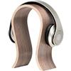 Valiai Supporto per cuffie in legno per scrivania da ufficio, minimalista, elegante dettagli interni in rovere naturale, ideale come regalo per giocatore, marito, amico