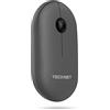 TECKNET Mouse Bluetooth Wireless, Bluetooth 5.0/3.0 Plus 2.4GHz, Mouse Silenzioso con Ricevitore USB, Comodo e Confortevole per PC/Mac/Laptop/Chromebook - Grigio