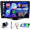 Inefala 2+64G 9'' Android 15 Radio per Toyota Aygo Peugeot 108 Citroen C1