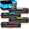 LeciRoba 201X CF400X per HP 201X 201A CF400X CF400A CF401X CF401A CF402X CF402A CF403X CF403A Toner ,per HP Color LaserJet Pro M252dw M252n ,MFP M277dw M277 M274n M277c6 M277n (4 confezione)
