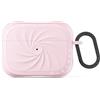 ORNARTO VORTUXE Cover per AirPods Pro 2/1 Silicone,Antiurto,Rosa