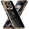 Mkej Cover per Xiaomi 15T, Custodia con Protezione Fotocamera, Cover Ultra Sottile ed Elegante in Silicone TPU, Placcatura Phnom Penh Design Custodia Antiurto Case