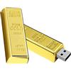 Generico PENDRIVE USB 3.0 CHIAVETTA LINGOTTO ORO METALLO 32 64 128 256 GB MEMORIA A08 (128GB)