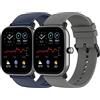 Shieranlee Compatibile con Amazfit GTS 2mini Cinturino,Amazfit GTS2 Cinturino,Amazfit GTS2E Cinturino, Amazfit BIP Cinturino, 20mm in Morbido Silicone per AGPTEK,Blackview BV-ID205G,BV-X2,ASWEE