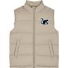 Surf Monkey Gilet Puffer - Save the ocean - Riciclato - Uomo/Donna, beige, M