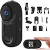 Zeerkeer Sport Camera 1080P Body Cam POV Action Camera 360 Gradi Rotante e Clip Magnetica Cam Portatile per Vlogging Velo Moto ciclismo Registrazione Audio e Video, Accessorio Multi Micro Fotocamera sportiva