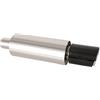 Krtopo Silenziatore di Scarico Auto 2.5/63mm - Marmitta Terminale in Acciaio Inox Fibra di Carbonio Resonatore Diesel Suono Turbo Bordo Arrotolato Smussato Lunghezza 53cm Universale per Sedan SUV
