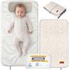 VALVANI Fasciatoio Portatile Neonato Impermeabile Pieghevole Lavabile per Lavatrice Cambio Pannolino Neonati Accessori Idea Regalo Nascita Neo Mamma Regali Baby Shower Bimbo Bimba Unisex Changing Mat Valbaby