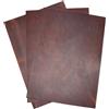 HAPPER STUDIO Pelle bovina 1,7 mm di spessore Pull-Up Crazy Horse - Fogli in vera pelle per fai da te (3, marrone cognac, A4 (210 x 297 mm)