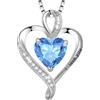 LAVUMO Collana Donna Ciondolo Cuore Inciso I Love You Collana Argento 925 Donna Finitura Oro/Rodio/Oro Rosa Amore Gioielli Regalo per Fidanzata Moglie (Ottone-Argento-12-dicembre)