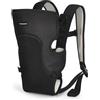 Kikka Boo KikkaBoo Marsupio Neonato Estivo 0-36 Mesi MYRA, Ergonomico, 3 Posizioni, Spallacci regolabili, Traspirante, Leggero, fino a 9 kg, Nero