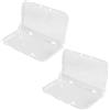 XRVRILE 2 Pezzi Cover Trasparente Hard Shell Cristallo per New Nintendo 3DS XL/LL, Leggera Cover per Nintendo 3DS XL/LL con Tagli Precisi per Pulsanti, Touchscreen e Porte