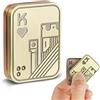 HOTUT Metal Poker Fidget Slider Magnetico, Metallo Fidget Toy Anti-Stress per Adulti,Giocattoli di Tidget Fidget Poker in Metallo,Giocattoli da Banco per il Calo Dello Stress D'ansia,Fidget Slider Toy