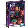 Clementoni Puzzle 500 Pezzi per Adulti e Ragazzi, Illustrazione con Tema K-pop Demon Hunters, Idea Regalo, Made in Italy, 36x49 cm, Poster Incluso, 35625
