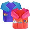 Amaza Grembiule da Pittura Bambini Impermeabile per 2-8 Anni,con 3 Tasche, Grembiule per Pittura Bambini, Grembiule Pittura Bambini, Grembiule Pittura Asilo per Pittura