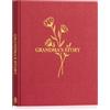 Lanpn Nonna Raccontami la Storia della Tua Vita, Nonnetta Diario Voglio Sapere la Tua Storie, Grandma Story Journal con 260+ Domande, Festa del Mamma Compleanno Natale Regalo, Inglese, Rosso