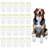 HotoPink Stivali per cani usa e getta per zampe ferite, 20 scarpe impermeabili per animali domestici con benda, protezione per zampe usa e getta, per smettere di leccare per passeggiate al chiuso e