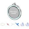 boxtech Set di piastre in sabbia per acquario, diffusore per acquario, diffusore per ossigeno disciolto (80 mm)