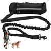Galenecx Guinzaglio da Jogging, Guinzaglio Mani Libere Per Cani, Belt Regolabile da Corsa, con Cuciture Riflettenti, Passeggiate e Formazione per Medium Cani Grande