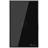 Sonoff T3US1C - Wi-Fi Smart Wall Switch US a 1 canale - Nero