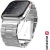 Swissten Metal band for apple watch 42-44 mm silver