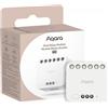 Aqara Modulo Doppio Relè T2 con Matter, Richiede il HUB Aqara Zigbee 3.0, Per Porte Garage e Riscald