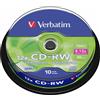 Verbatim CD-RW SERL 700MB 12x Scratch Resistant Surface (10 Pack Spindle)