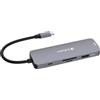 Verbatim USB-C Pro Multiport Hub 5 Port CMH-05 (2 x HDMI - 3 x USB-A - SD - microSD - USB-C PD)