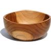 Wogeka Bali Teak 03 - Ciotola decorativa in legno di teak, lavorata a mano, 18 cm