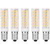 HUAMu Lampadina LED E14 da 7 W (equivalente alogena da 70 W), 700 lm, bianco caldo (3000 K), CA 220 - 230 V, non dimmerabile, vite Edison piccola SES per frigorifero/cappa/illuminazione domestica, 5