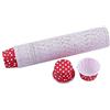 Haofy 100 Piezas Paper Cake Cup Cupcake Cases Baking Cup Liners Muffin Dessert per matrimoni(Red)