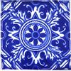Tumia LAC Piastrelle Ceramica Messicane Talavera - Dino Artigianali Piastrelle Cucina, Bagno, Sottopentola e Fai-da-Te, Decorativo stile Mediterraneo - Pacco da 10