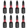 QUARKZMAN 8Pz PH0 Inserti per Avvitatore Phillips 1/4 Gambo Esagonale 25mm/1 Lunghezza Punte per Cacciavite Magnetico con Testa a Croce in Acciaio S2 per Trapano Elettrico Qualità