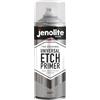 JENOLITE Vernice spray universale per incisione, 400 ml, colore grigio, primer acido ad alte prestazioni per superfici difficili tra cui alluminio, acciaio zincato, acciaio inossidabile e la maggior
