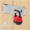 CATOR Lucchetto per Porta Kit, 16 cm in Acciaio Inox Lucchetto con Chiusura a Graffetta e Capannone, per Porta, Finestra, Armadietto, Gabbia per Animali Domestici