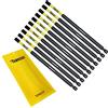 SabreCut 10 x SabreCut SCRH6152_10 Set di punte per cacciavite magnetico a impatto esagonale H6 da 152mm con estremità singola resistente compatibile con Dewalt Milwaukee Bosch Makita e altri