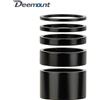 DEEMOUNT Distanziatore in alluminio 1-1/8 "28.6mm Forcella anteriore per bicicletta Tubo di supporto Auricolare Stelo Rondella in lega Multi-dimensione Altezza Manubrio Rise-up Regolazione
