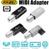 NNBILI Adattatore USB B maschio a USB tipo C femmina per scanner Convertitore stampante Trasferimento USB per tastiera controller MIDI stampante