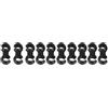 NONE 10/20 Pezzi Clip per Cavi Bici, Ganci a S Rotanti, Guide per Cavi Freno e Cambio per Gestione Cavi Bicicletta MTB