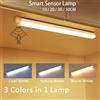 NONE Lampada da bar a striscia lunga ricaricabile tramite USB con sensore di movimento, luce notturna a LED senza fili, per armadio da cucina, armadio, comodino, tubo per scale