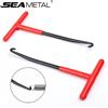 NONE SEAMETAL 1pc Estrattore Molla Di Scarico Strumento Moto Molla Di Scarico Ganci T Maniglia Molla Ganci Chiave Estrattore Molla Strumenti di Rimozione