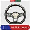 COIKA Per Volkswagen Tiguan Golf 7 7.5 GTI GTE GLI 2013-2019 Volante in vera fibra di carbonio Accessori per auto sportive in pelle traforata