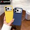 jaspever Custodia morbida in silicone color caramello di lusso per iPhone 17 Air 16 16E 15 14 Pro Max Plus Cover in TPU sottile opaca per iPhone17ProMax 17Pro