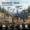 NONE Hillmiles Mile2 Adluts Bicicletta elettrica Pieghevole 250W Motore 36V13ah Batteria Città pendolarismo E-bike Pneumatici da 20 Pollici Freni Idraulici