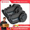 SYNCO Moman Interfono per casco moto Mesh Auricolare per casco Bluetooth Interfono per moto Sistema di comunicazione wireless 5.1 a radio 1000M