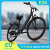 Urlife 750W E-Bike Commuter 26x2" Pneumatici 48V 10.4Ah Display LCD rimovibile Velocità Freni a disco idraulici a 7 velocità per adulti