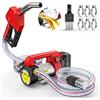 taskstar Pompa di trasferimento carburante diesel a batteria Taskstar 12GPM con tubi flessibili 2x6,6FT Trasferimento elettrico di cherosene diesel per perno batteria Makita 18V